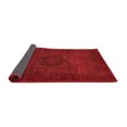 thumbnail image 2 of Ahgly Company Indoor Square Abstract Red Modern Area Rugs, 7' Square, 2 of 4