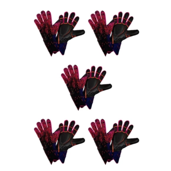 Eigraketly Portero de fútbol niños fútbol 6/7/8/9/10, juego sin dedos profesional no duradero para niños rosa adulto 8 Type2 NO2