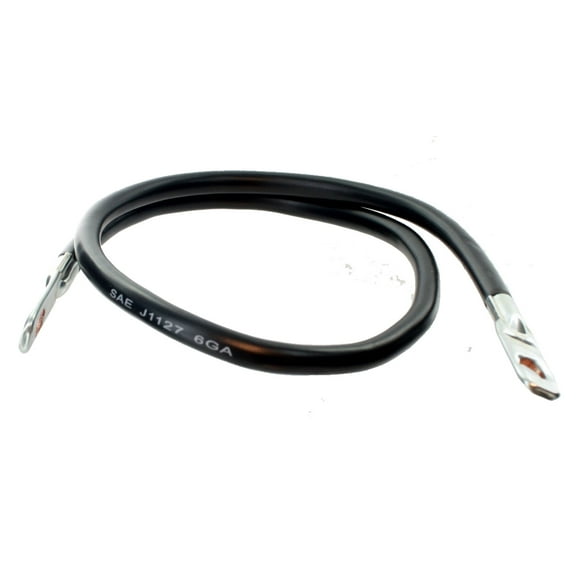 6 Gauge AWG 21" Golf Cart Battery Cable with 5/16" Lugs Zinc Plated