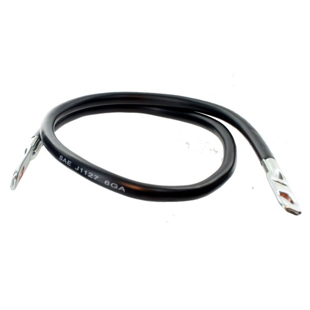 6 Gauge AWG 21" Golf Cart Battery Cable with 5/16" Lugs Zinc Plated