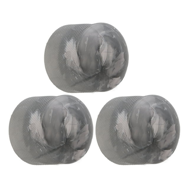 Guitar Volume Knob, 3Pcs Wide Application Electric Guitar Knob Pretty Design For Replacement Grey