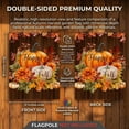 thumbnail image 2 of CSZPPQAF Happy Fall Garden Flags 12x18 Double Sided,165 GSM Polyester Fall Yard Decoration Flags, Fade Resistant, 2 of 6