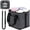 Gray, variant on Reusable Insulated Drink Carrier with Handle, 4-Cup Adjustable Beverage Caddy for Delivery, Portable Coffee Bag with Shoulder Strap & No-Spill Base