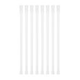 thumbnail image 1 of 8 Small Tension Rods 15.7 inch to 28 inch Spring Extendable Curtain Curtain Shower Curtain Telescopic Rod for Kitchen Cabinet Cutlery, Closets and Cabinets, White, 1 of 8