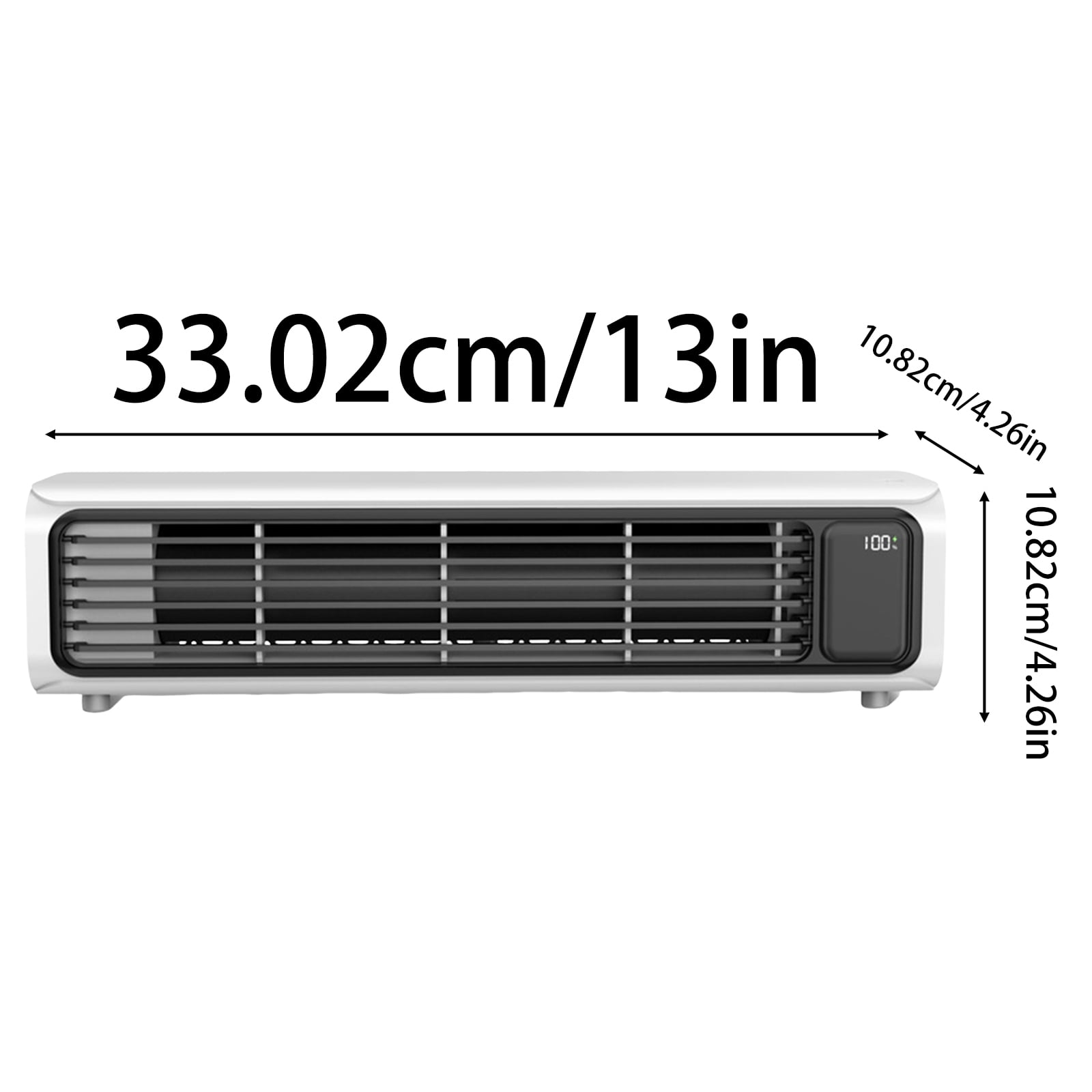 Split Mini Portable Air Conditioner Without Vent Hose, Wall Mount Ductless Cooling AC Unit, Ultra Quiet 3 Speed Control Fan for Car, RV, Office, Kitchen & Bedroom