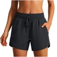 thumbnail image 1 of cfhntfmh Women's Running Shorts with Zip Pockets Athletic Shorts Quick Dry Lightweight Workout Drawstring Gym Shorts, 1 of 5