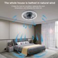 thumbnail image 4 of Ceiling Fan Light Bedroom Home E27LED Fan Light With Remote Control Speed and Brightness Adjustable, 4 of 8