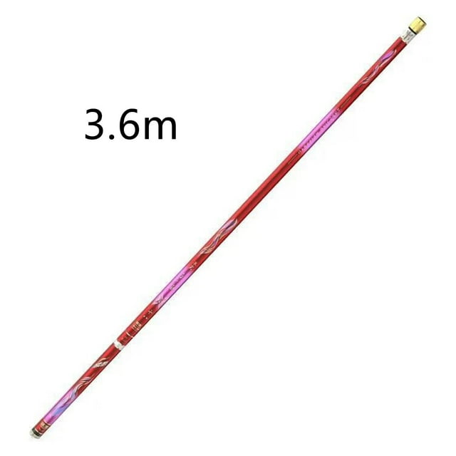 kurtrusly Metal Explosion-proof Hoop Fishing Pole Solid Metal Components Fishing Pole for Improving Fishing Efficiency