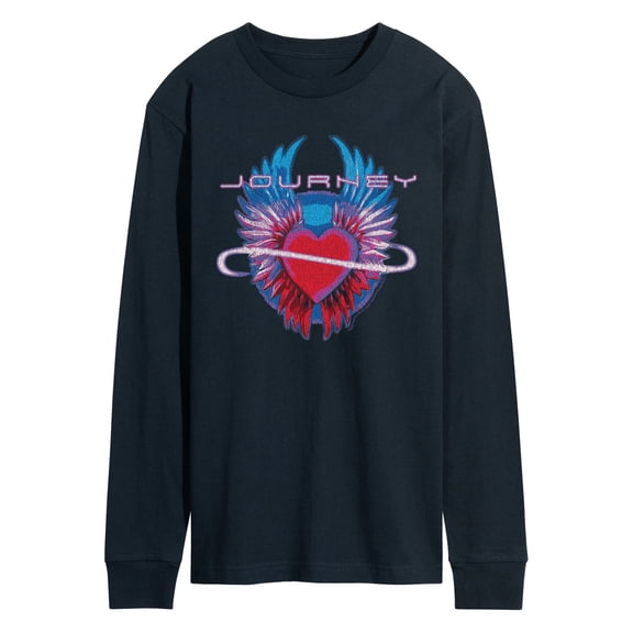 Journey - Infinity Heart Wings - Men's Long Sleeve Graphic T-Shirt