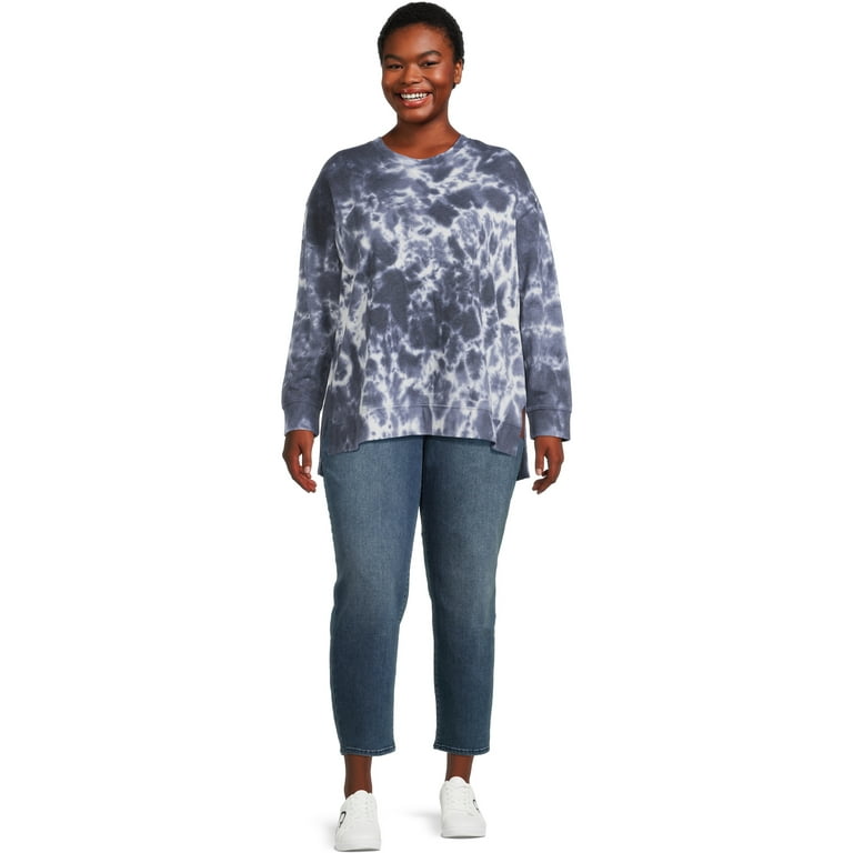 Terra & Sky Women's Plus Size Sweatshirt, 2-Pack 