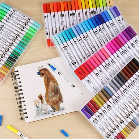 double headed watercolor pen set nursery children non toxic colored double headed watercolor pen set nursery children non toxic colored
