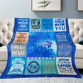thumbnail image 2 of Nephew Gifts from Auntie, to My Nephew Blanket, Gifts for Nephew from Uncle/Aunt, Nephew Blanket from Aunt, Nephew Gift Ideas for Birthday Graduation Gifts for Nephew Throw Blanket 60"x50", 2 of 6