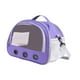 thumbnail image 4 of Bolsa de transporte para hámster, de malla transpirable, ligera, con cierre de cremallera, portátil Violeta, 4 of 9