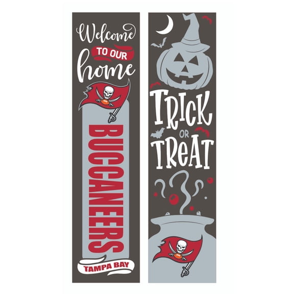 Tampa Bay Buccaneers 47" Double Sided Halloween Leaner Fan Sign