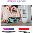 thumbnail image 4 of Designed for Samsung Galaxy A13 5G Case, Military Grade Protective Phone Case Cover with Enhanced Metal Ring Kickstand [Support Magnet Car Mount] Compatible with Samsung Galaxy A13 5G, Darkgreen, 4 of 8