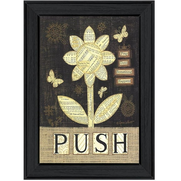 Pray Until Something Happens By Annie LaPoint Printed Art Wood Multi-Color