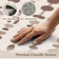 thumbnail image 6 of ODIKA 2'x3' Brown Taupe Modern Bohemian Geometric Washable Throw Rug Contemporary Abstract Vertical Stripes Mid Century Non-Slip, Low Profile, Flatwoven, Easy Care for Hallway, Study Room, 6 of 7