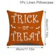 thumbnail image 1 of Funda de cojín de Halloween, decoración de feliz Halloween para el hogar, fantasma, calabaza, Araña, funda de almohada, suministros de fiesta de terror, truco o trato, 1 of 4