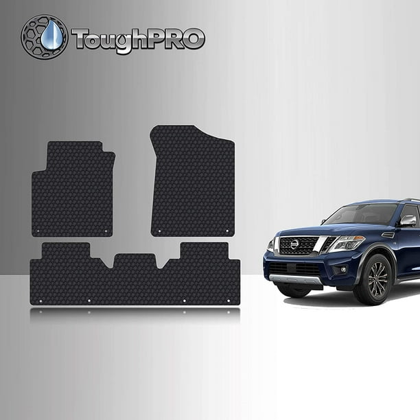 TOUGHPRO Floor Mat Accessories Set Compatible with Nissan Armada All