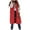 Red, variant on iHPH7 Sleeveless Puffer Vest Women Puffy Coats for Women Puffer Jacket Womens Long Vest for Women Sleeveless Casual Outerwear Long Puffer Vest Women Winter Vest for Women Black L