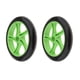 thumbnail image 2 of 2 piezas de ruedas para patinete eléctrico Pro Stunt Scooter, repuestos delanteros silenciosos Verde negro, 2 of 5