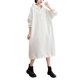 thumbnail image 1 of Vestido sólido suelto para mujer Sudaderas con capucha con cordón cálido Jersey informal con ca MABOTO  Vestido, 1 of 7