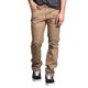 thumbnail image 5 of Pantalones casuales de cuero con costuras para hombre, pantalones rectos y finos, 5 of 5