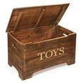 thumbnail image 5 of Badger Basket Children's Solid Wood Rustic Toy Box 3.3 Cu ft. - Caramel Brown, 5 of 8