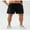 Black, variant on LYMAYTER S-2XL Men's Quick Dry Shorts Breathable Shorts Loose Shorts Sports Shorts