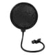 thumbnail image 1 of Metal Pop Filter Universal Microphone Windscreen Studio Recording Condenser Microphone for Fifine Blue Yeti Mic Sound Filter-Perfect Double Layer, 1 of 4