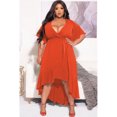 thumbnail image 4 of AURA Women Plus Size Lace Ruffle V Neck Maxi Dress Elegant Summer Flowy Party Dress, 4 of 6