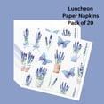 thumbnail image 6 of Keep Unique Paper Napkins, Napkins Decorative for Decoupage, Lavender Party Napkins, Napkins White, Pack of 20, 6 of 6