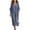 Blue, variant on Women's Summer Maxi Dresses V-Neck Striped Kaftan Loose Fit Flowy Long Dresses Short Sleeve Beach Cover Up