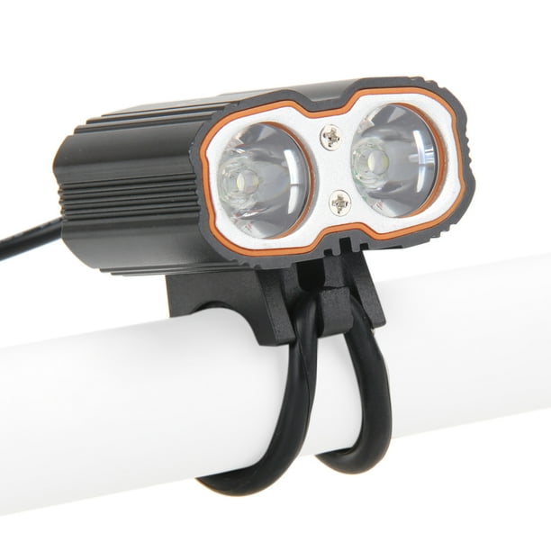 Mojoyce Waterproof Front Lamp 6000lm 2x Cree Xm L T6 Usb Led Bike Bicycle Light Walmart Com Walmart Com