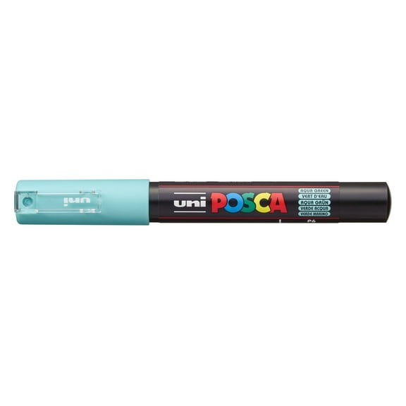 Posca Paint Marker - Aqua Green, X-Fine, Bullet Tip, 0.7 mm