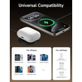 thumbnail image 6 of SWTSWT 15W Magnetic Wireless Charger 2-Pack Fast Charging Compatible with MagSafe Charger iPhone 17 Air Pro Max/16/15/14/13/12 Series/Airpods Black, 6 of 7