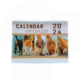 thumbnail image 1 of Calendario de escritorio con trasero de gato 2024 para amantes de los gatos - Calendario divertido de gatos, 1 of 5