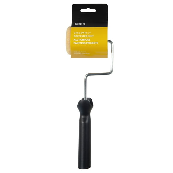 Good 3 x 1/4 in. Knit Polyester Trim Roller with Frame