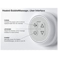 thumbnail image 7 of Kohler 1239-GHRA-0 60 x 36 in. Mariposa Alcove Heated Bubblemassage Air Right Bath Drain - White, 7 of 7