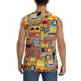 thumbnail image 4 of Kdxio Cars for Men's Muscle T-shirt,Sleeveless for Workout Running Athletic Gym Lounge Casual, 4 of 7