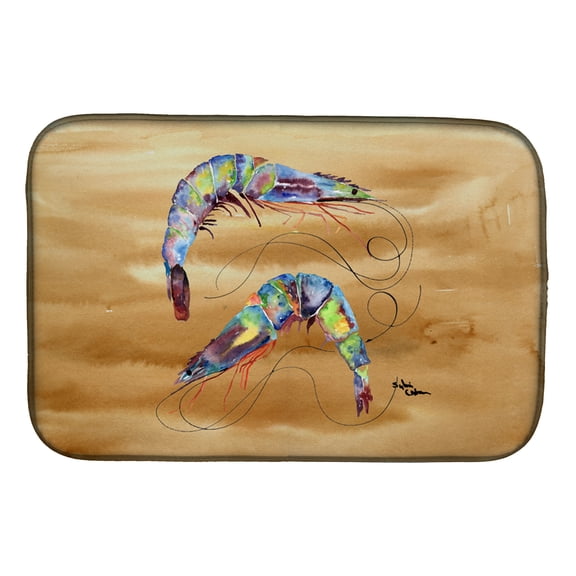 Caroline's Treasures Shrimp Dish Drying Mat