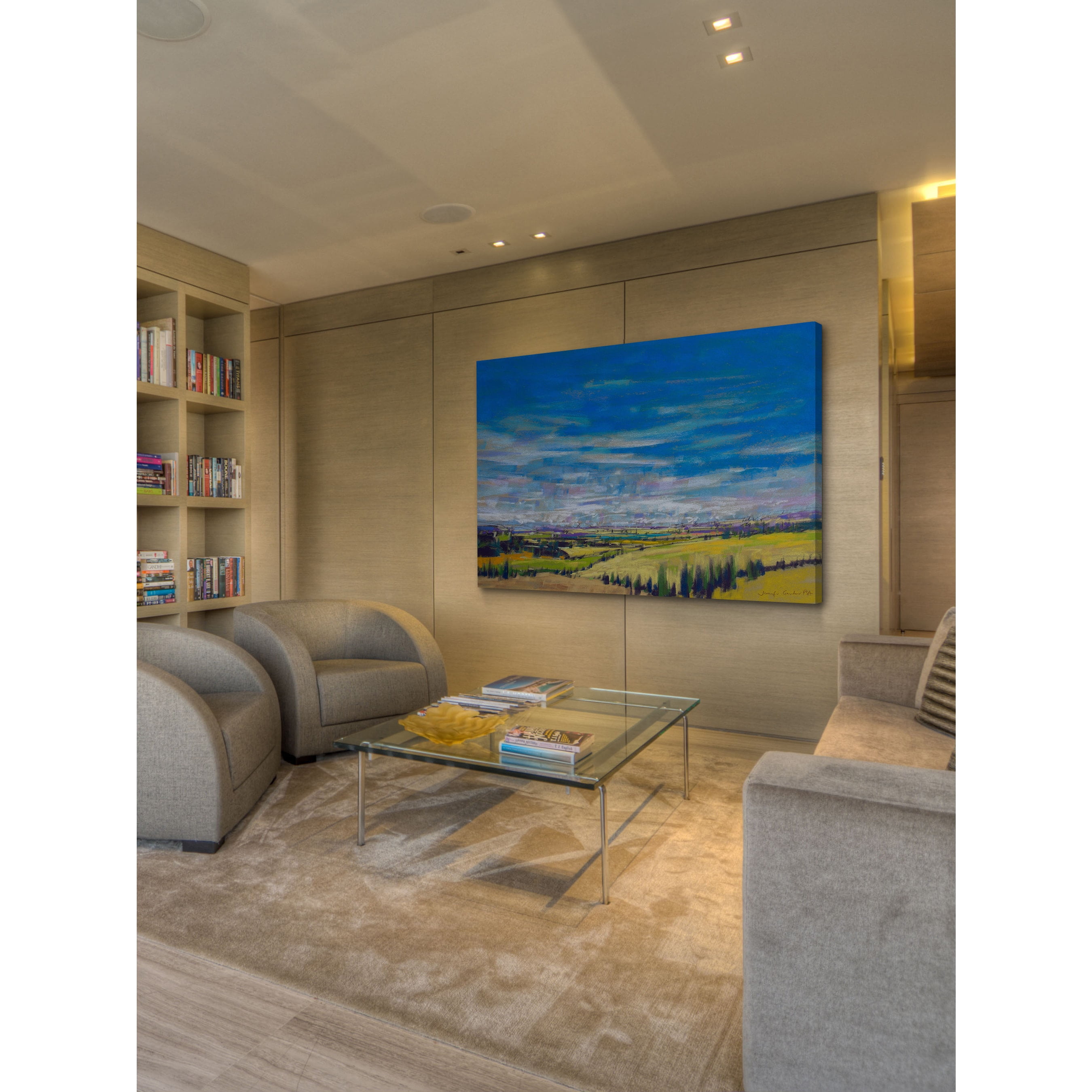 "Bend in the River" Painting Print on Wrapped Canvas