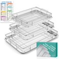 thumbnail image 1 of Air Fry Basket for Oven, 25% Thicker, OPENICE 3 Set Oven Air Fryer Basket and Tray with Magnetic Cheat Sheet, Crisper Tray and Pan for Oven with Air, 1 of 7