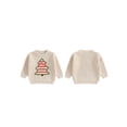 thumbnail image 2 of BemeyourBBs Toddler Baby Christmas Sweater Christmas Tree Embroidered Knitted Tops, 2 of 9