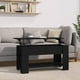 thumbnail image 2 of Mesa de café VidaXL de madera de ingeniería negra 101 x 49 x 52 cm, 2 of 5