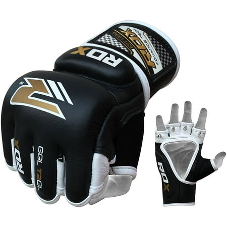 Autographed Ufc Glove - RDX Cow Hide Leather Grappling MMA Gloves Gel Cage UFC Fighting Sparring Glove Training T2GL