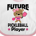 thumbnail image 4 of Inktastic Future Pickleball Player Girls Girls Baby Bib, 4 of 4