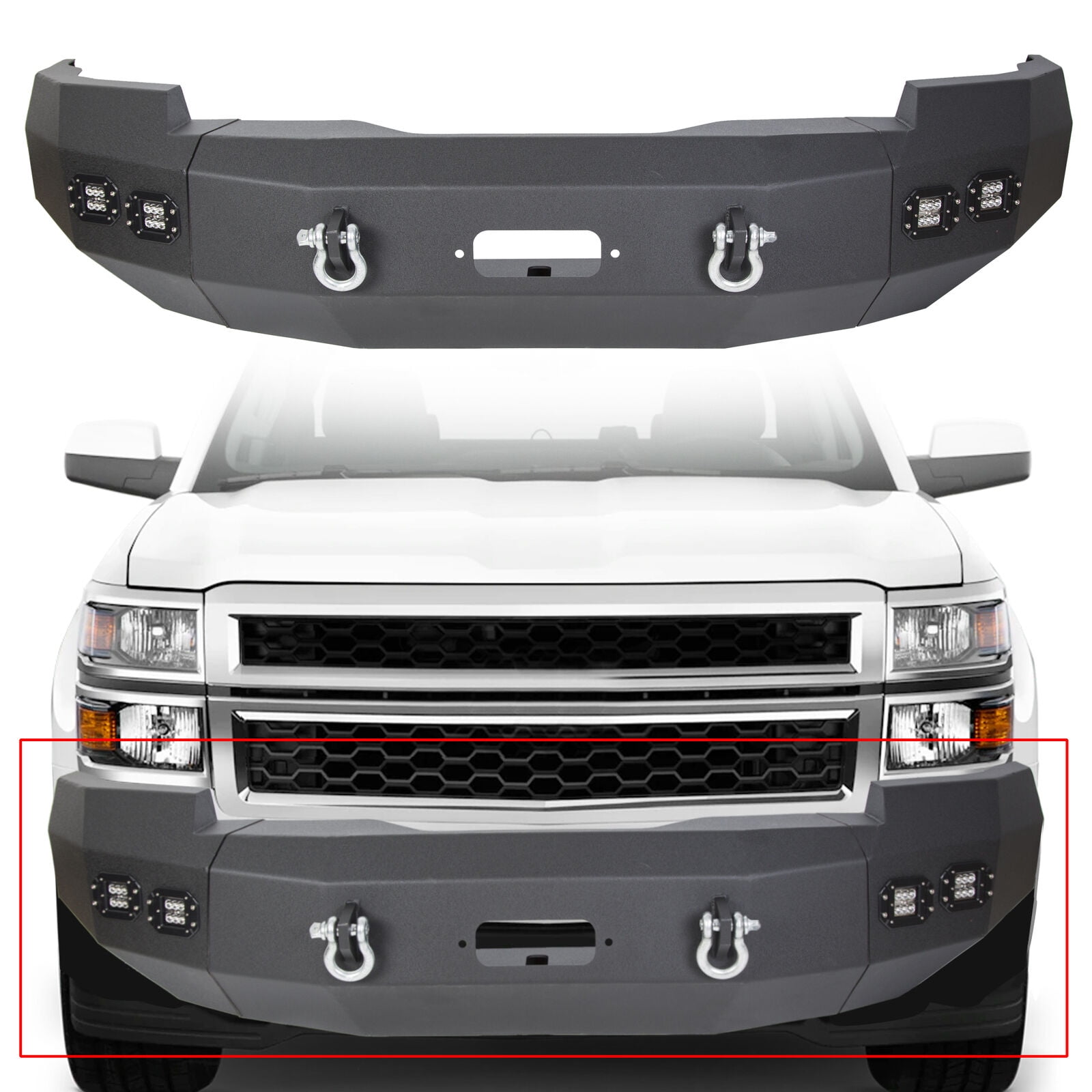 2015 silverado steel bumper