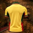 thumbnail image 4 of Mens Polo Shirts Short Sleeve 2026 Mexico Soccer Jersey Golf Top Button Down 3D Print Summer Tee Yellow S, 4 of 4