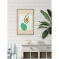 thumbnail image 3 of Marmont Hill Sliced Avocado Framed Painting Print, 3 of 5